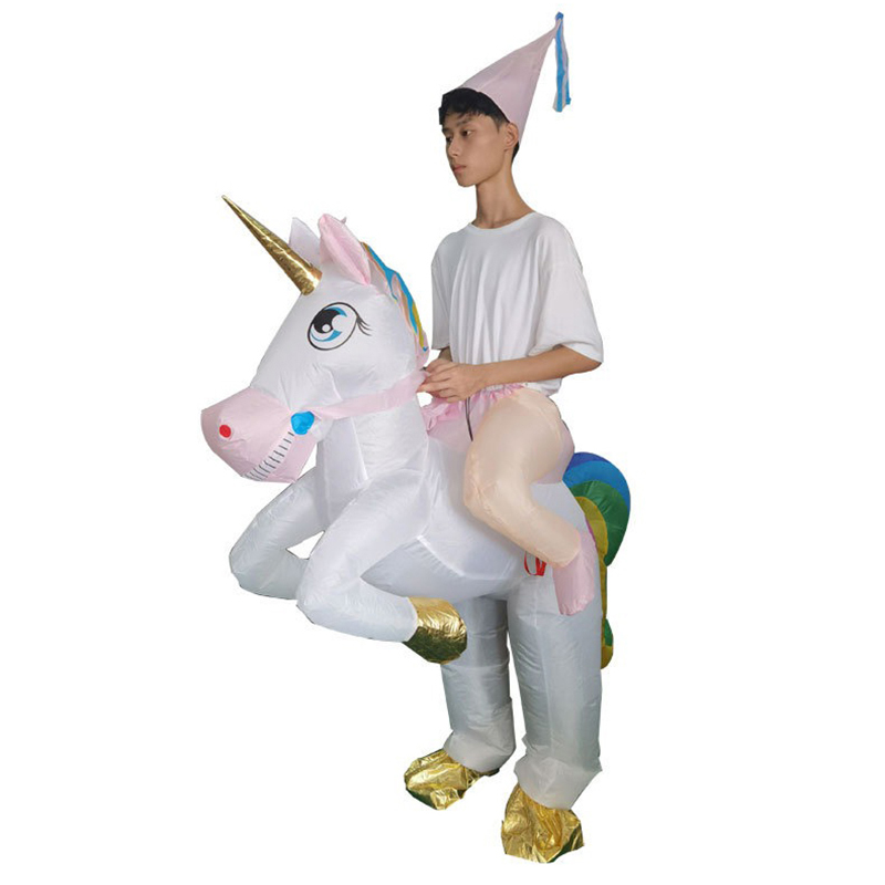 Cosplay Prop Business - Traje Inflable de Unicornio para Parque