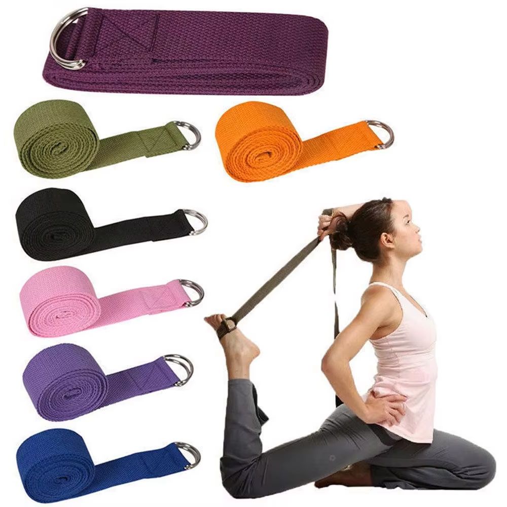 D Ring Strap - Correa de Yoga deportiva de 180cm,