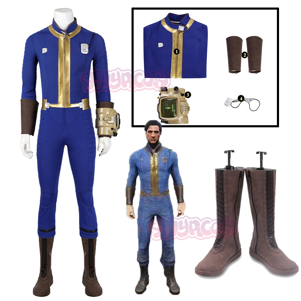 Anime Fall Out Vault 75 disfra - Fallout Cosplay Prop reseña y precio