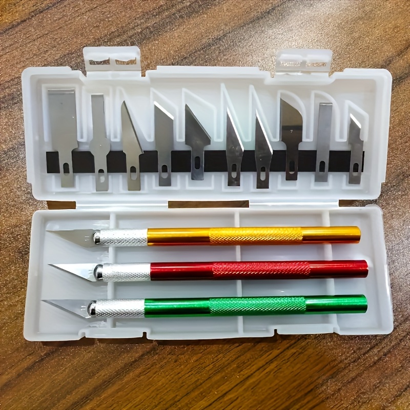 Juego de 13 Cuchillas de Graba - Craft Knife Set reseña y precio
